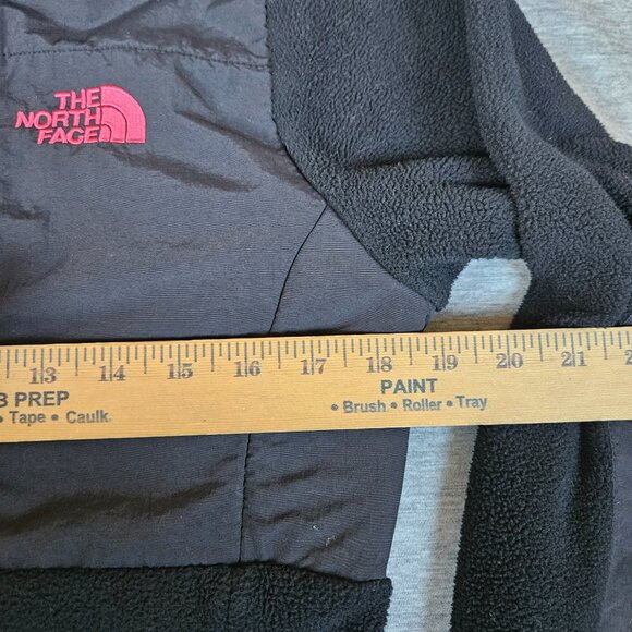 The North Face Jacket Women's Size S/p Denali Polartec Recycle Fleece Black/Pink - Picture 8 of 11